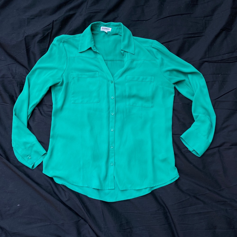 Emerald Green Express Portofino Blouse